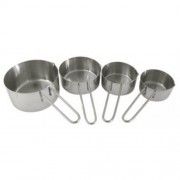 Loyal Measuring Cups 4pc Stainless Steel Loyal,Cooks Plus