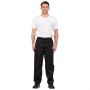 PROCHEF Black Chef Pants Drawstring Black Pro Chef,Cooks Plus