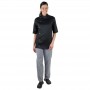 PROCHEF Modern Tunic Chef Jacket Short Sleeve White Pro