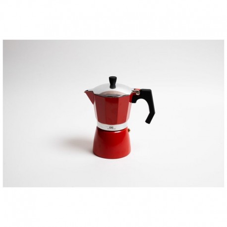 Coffee Culture Red Stove Top Coffee Maker - 9 Cup Coffee