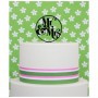 MR & MRS Acrylic Cake Topper - by Sugar Crafty (Black) Bake