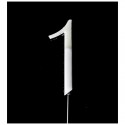 C&C Cake Topper Silver - Number 1 - 7cm