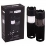 Prospice "Horizon" Gravity Battery Operated Salt & Pepper Mill Set 18CM - Black