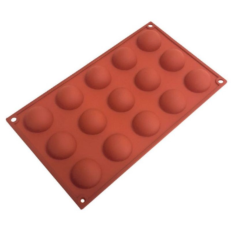 LOYAL SILICONE HALF SPHERE 6 CAVITY 70mm MOULD desserts chocolate food grade 