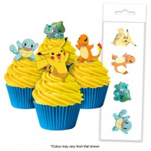 Cake Craft Pokemon Toppers 16pc