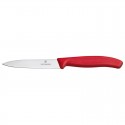 Swiss Classic Paring Knife 10cm Straight Edge Victorinox 6.7701 Red