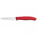 Swiss Classic Paring Knife 8cm Straight Edge Victorinox 6.7601 Red