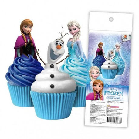 Cake Craft Edible Wafer Topper Frozen 16pc