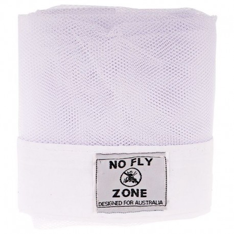 NO FLY ZONE Table throw food cover - White