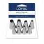 Loyal Piping Tip/Tube Star 8pc Stainless Steel Loyal,Cooks Plus