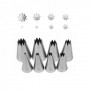 Loyal Piping Tip/Tube Star 8pc Stainless Steel Loyal,Cooks Plus