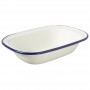 Wiltshire Enamel Dish Oblong 16 x 11cm 400ml