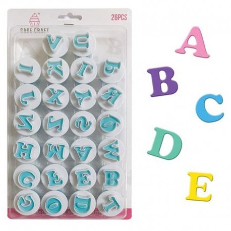 Cake Craft Mini Uppercase Alphabet Cutters