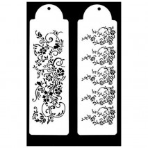 Cake Craft Floral Stencil Set 2 pc