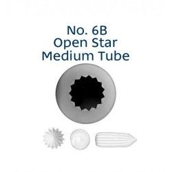 Loyal Piping Tip/Tube No.6B Open Star