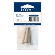 Loyal Tip/Tube No.6B Open Star Loyal,Cooks Plus