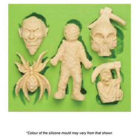 Cake Craft Halloween Scareys Silicone Mould Cake Craft,Cooks