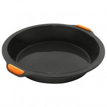 Bakemaster Silicone Round Cake Pan 24 X 5CM - GREY Bake