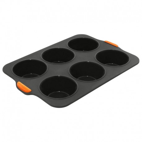 Bakemaster Silicone Large Muffin Pan 6 cup 35.5 X 24.5CM (9 X