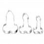 Cake Craft Penis Cookie Cutter 3pc set Cake Craft,Cooks Plus