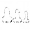 Penis Cookie Cutter 3pc set