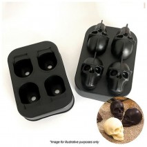 Cake Craft Four Skull Silicone Mould Cake Craft,Cooks Plus