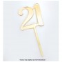 Cake Craft Gold Mirror Acrylic 21