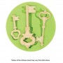 Cake Craft Assorted Keys Silicone Mould