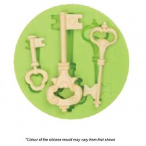 Cake Craft Assorted Keys Silicone Mould