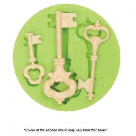 Cake Craft Assorted Keys Silicone Mould