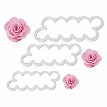 Cake Craft Easy Rose Cutters 3pc