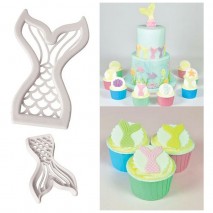 Cake Craft Mermaid Tail Cutters 2pc