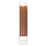 C&C Candle Tall Rose Gold 12pk