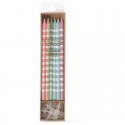 C&C Candles Pastel Striped 12pk