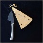 Pistol Grip Stainless Steel Hard Cheese Knife