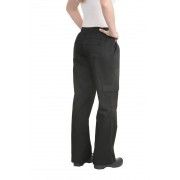 Chef Works Women's Black Cargo Chef Pants XS-3XL - CPWO-BLK