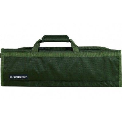 Messermeister Knife Roll 8 pocket Olive Messermeister,Cooks Plus