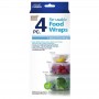 Grand Fusion Silicone Food Wraps 4pk