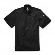 Chef Works Cannes Snap Jacket Black - SSSN - XS-3XL Chef