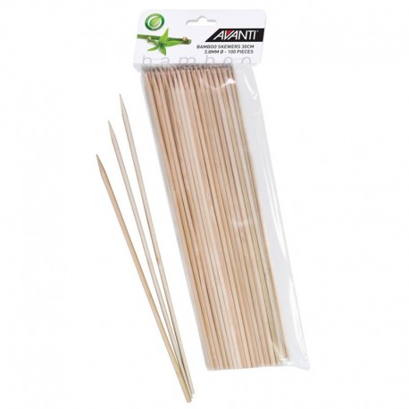 Avanti Bamboo Skewers 30cm - 100 piece pack