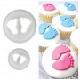 Cake Craft Baby Feet Cookie Cutter 2 pc