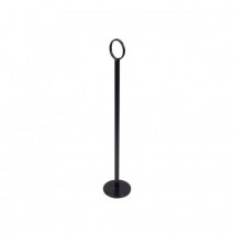 Chef Inox Table Number Stand Black- 300Mm