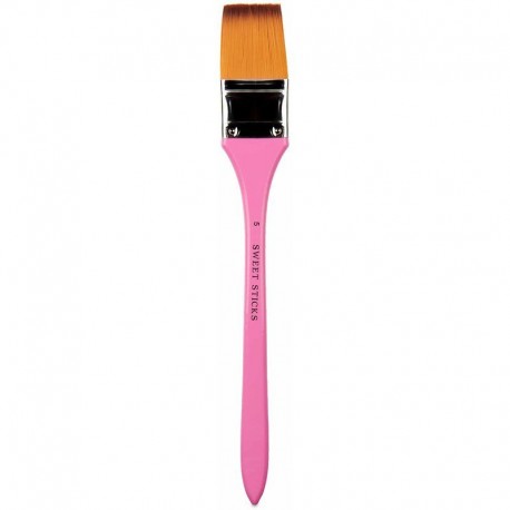 Sweet Sticks Wide Flat Food Grade Paint Brush no 5