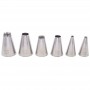 Loyal Pastry Tube 6 Set Assorted Round and Star