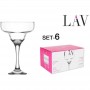 LAV Misket Margarita Glass Set 300ml 6pc