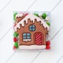 Gingerbread House Emboss 3D Printed Cookie Stamp