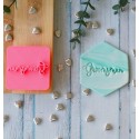 Sweet Themes Emboss 3D Printed Cookie Stamp - Groomsman