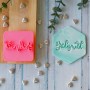 "Bridesmaid" Emboss 3D Printed Cookie Stamp