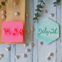 "Bridesmaid" Emboss 3D Printed Cookie Stamp