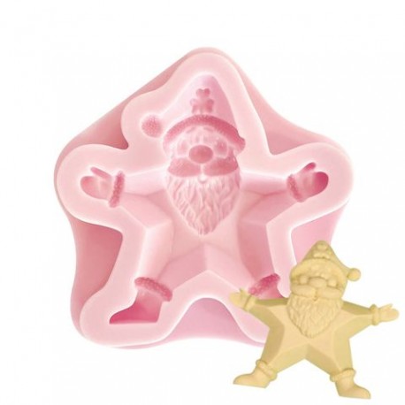 Cake Craft Santa Silicone Mould